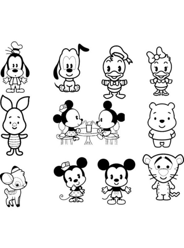 Disney Logo Coloring Pages